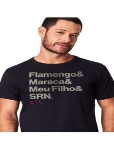 Camiseta Flamengo Maraca Filho Reserva Preto
