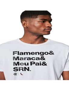 Camiseta Flamengo Maraca Pai Reserva Branco