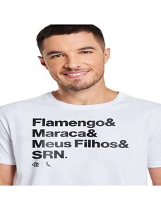 Camiseta Flamengo Maraca Filhos Reserva Branco