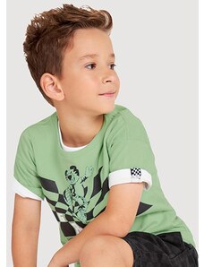Tigor Camiseta Manga Curta Infantil Masculina Verde