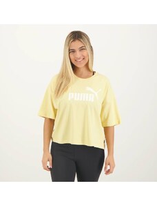 Cropped Puma ESS Logo Feminino Amarelo