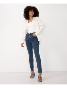 C&A calça skinny jeans azul médio