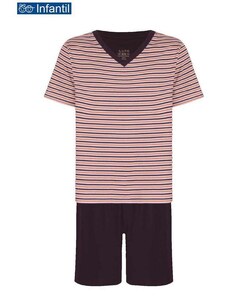 Pijama Infantil Menino Curto Lupo 20021-001 2805-Marinho