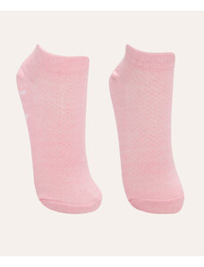 C&A kit de 2 pares de meias coração cano baixo rosa claro