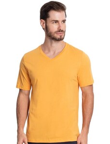 Diametro Camiseta Meia Malha Masculina Amarelo