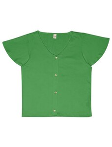 Rovitex Camisa Feminina Malha Delicate com Botões Verde0,,,,,,,,00