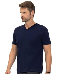 Diametro Camiseta Meia Malha Masculina Azul