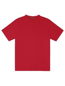 Diametro Camiseta Meia Malha Masculina Vermelho