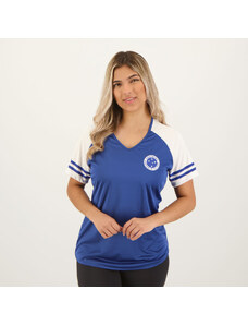 Braziline Camisa Cruzeiro Math Feminina Azul