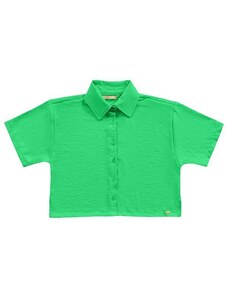Angel Camisa Cropped Verde