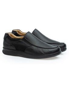 Sapato Casual Doctor Shoes Couro 3067 Preto