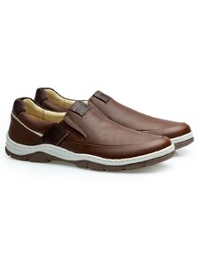 Sapatênis Doctor Shoes Couro 1918 Camel