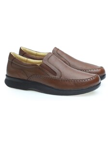 Sapato Casual Doctor Shoes Couro 3064 Camel