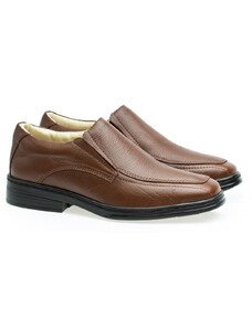 Sapato Casual Doctor Shoes Couro 917 Camel