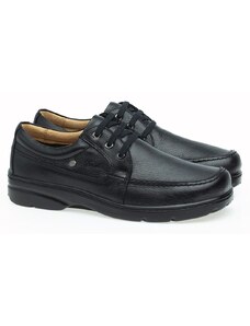 Sapato Casual Doctor Shoes Esporão Couro 5308 Preto