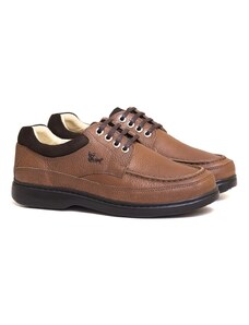 Sapato Casual Doctor Shoes Couro 417 Marrom