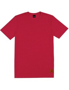 Habana Camiseta Masculina Básica Vermelho