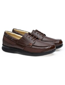 Sapato Casual Doctor Shoes Couro 3057 Marrom