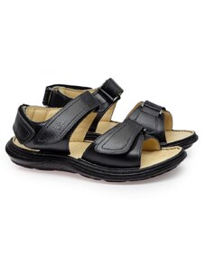 Sandália Doctor Shoes Couro 917301 Preto