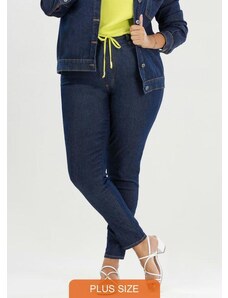 Donna Peck Calça Jeans Skinny Plus Size Azul