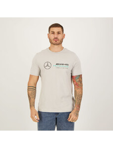 Camiseta Puma Mercedes AMG Petronas MAPF1 ESS Logo Tee Cinza
