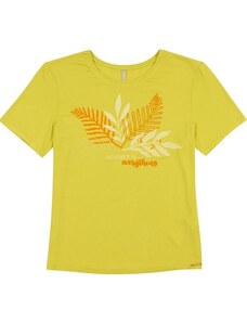 Cativa T-Shirt Estampada em Viscose Amarelo