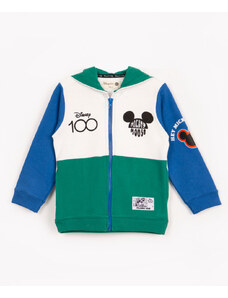 C&A jaqueta de moletom infantil Mickey com capuz off white