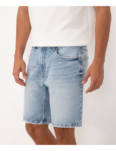 C&A bermuda jeans com bolsos azul claro