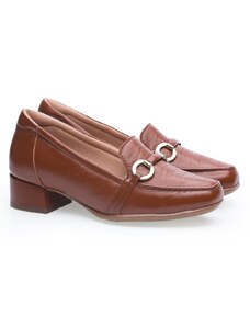 Mocassim Doctor Shoes Oxford Couro 1495 Terracota