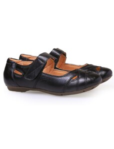 Sapatilha Doctor Shoes Couro 1298 Preto