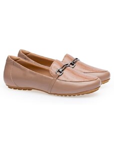 Mocassim Doctor Shoes Couro 1175 Nude