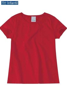 Camiseta Infantil Menina Malwee 1000086761 02226-Vermelho