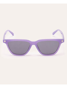 C&A óculos de sol quadrado roxo