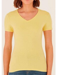 Camiseta Feminina Malwee 1000004502 00170-Amarelo