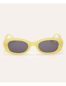 C&A óculos de sol retrô amarelo