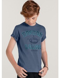 Extreme Camiseta Infantil Menino em Malha Azul