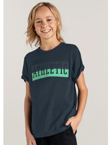 Extreme Camiseta Infantil Menino em Malha Cinza