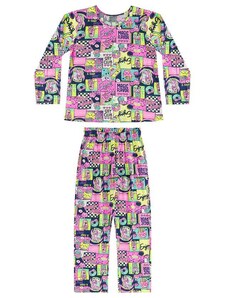 Quimby Pijama Feminino com Blusa e Short Rosa