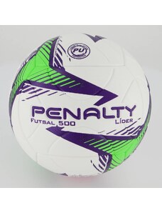 Bola Penalty Líder XXIV Futsal Branca e Verde