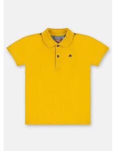 Up Baby Camisa Polo Básica de Menino Amarelo