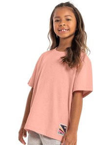 Gloss Camisa Básica Oversize Juvenil Rosa
