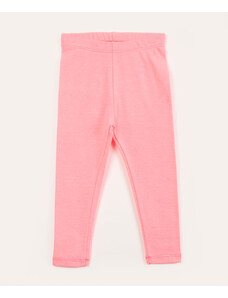 C&A calça infantil básica rosa neon