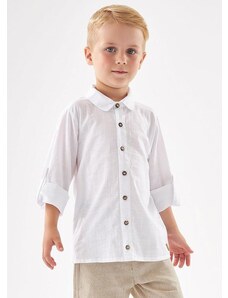 Up Baby Camisa Polo Infantil Menino Branco