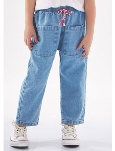 Up Baby Calça em Jeans Menina Azul