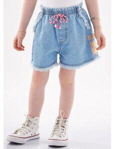 Up Baby Short Jeans Infantil Azul