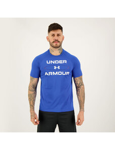 Camiseta Under Armour Tech 2.0 WM Graphic Azul
