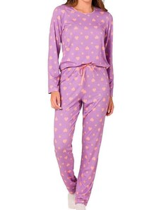 Pijama Feminino Longo Espaço Pijama 41279 Roxo