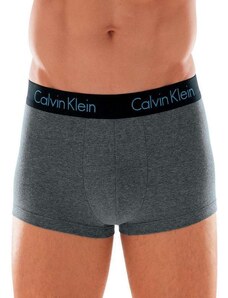 Cueca Boxer Calvin Klein Low Rise Trunk Cotton C12.01 Cz06-Cinza-Escuro