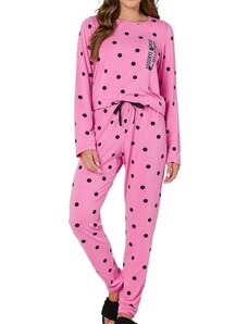 Pijama Feminino Longo Espaço Pijama 41294 Rosa