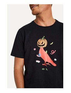 Camiseta Estampada Halloween Reserva Preto